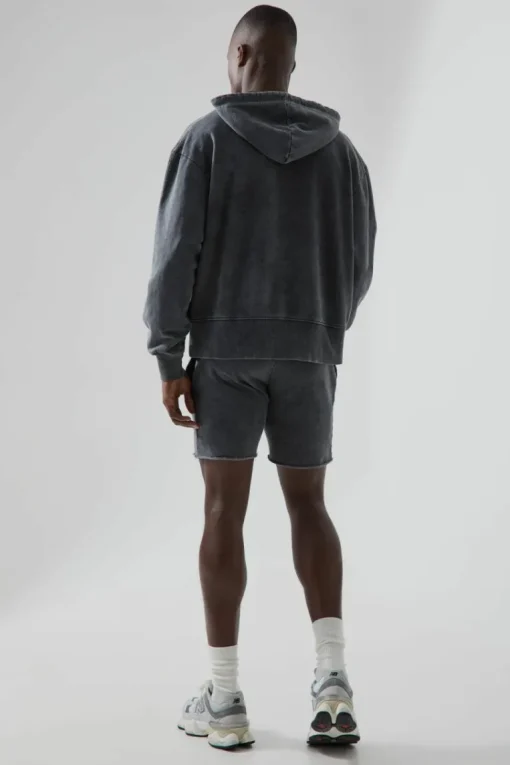 Man Active Washed Rest Day Regular Fit 5inch Shorts