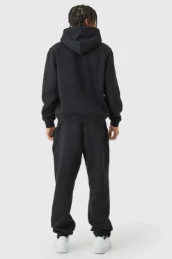 Man Basic Hooded Tracksuit