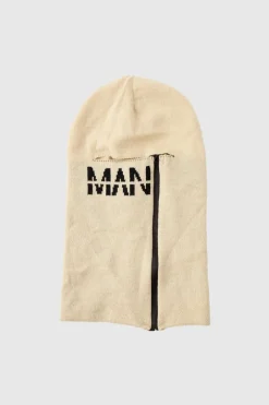 Man Dash Zip Detail Face Covering