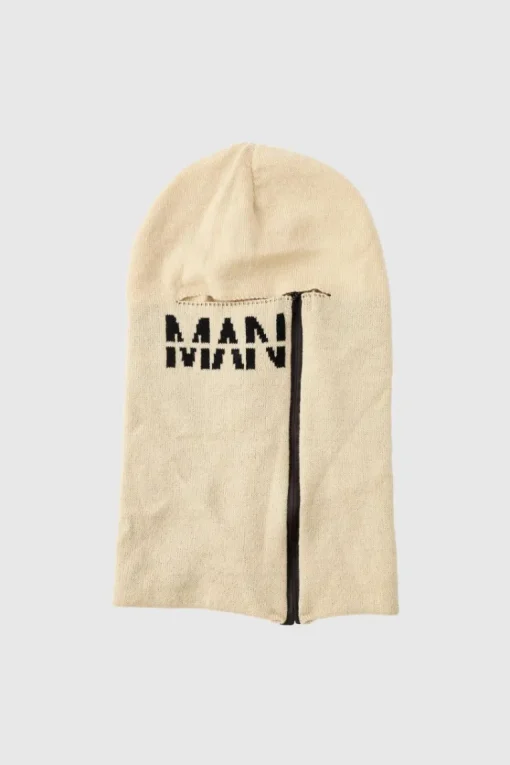 Man Dash Zip Detail Face Covering