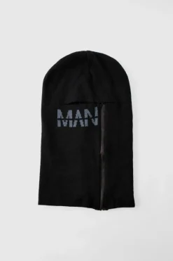 Man Dash Zip Detail Face Covering