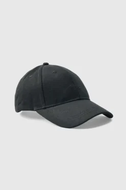 Man Signature Basic Baseball Cap In Black