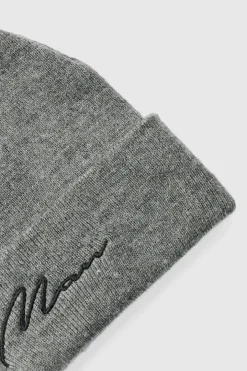 Man Signature Bobble Beanie