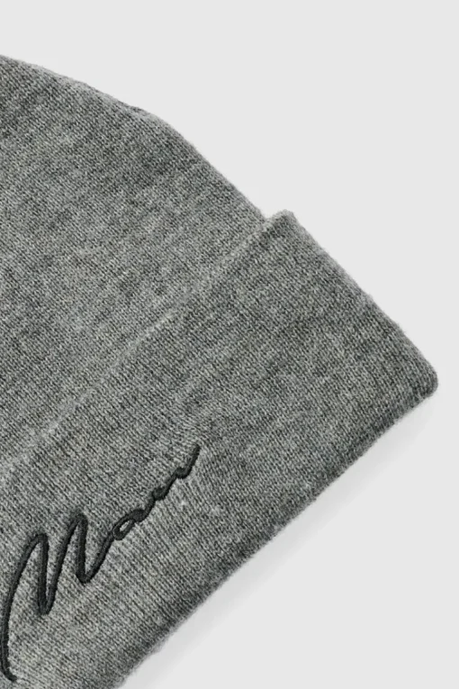 Man Signature Bobble Beanie