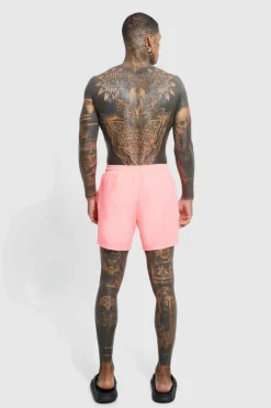 Man Signature Mid Length Swim Shorts