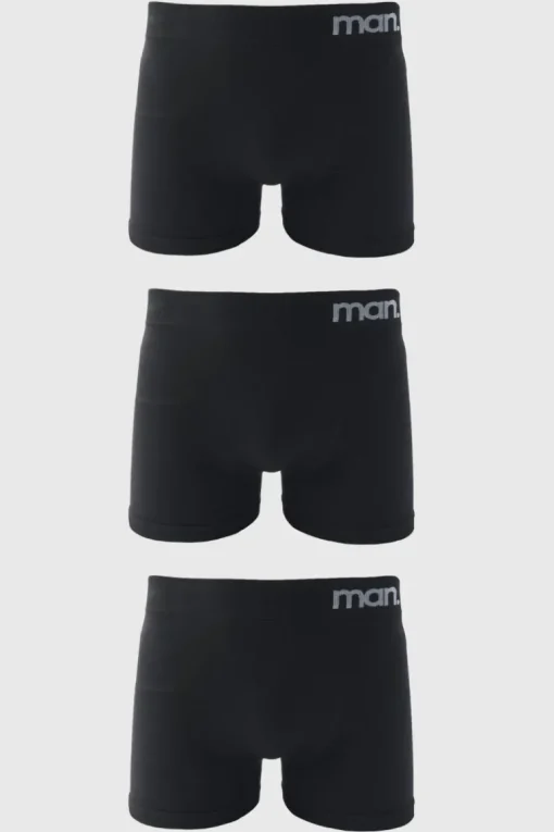 Man Sport Seamless Boxer 3 Pack