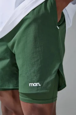 Man Sport Side Split 5inch 2-in-1 Short