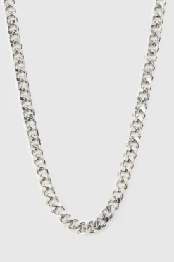 Metal Chain Necklace In Silver