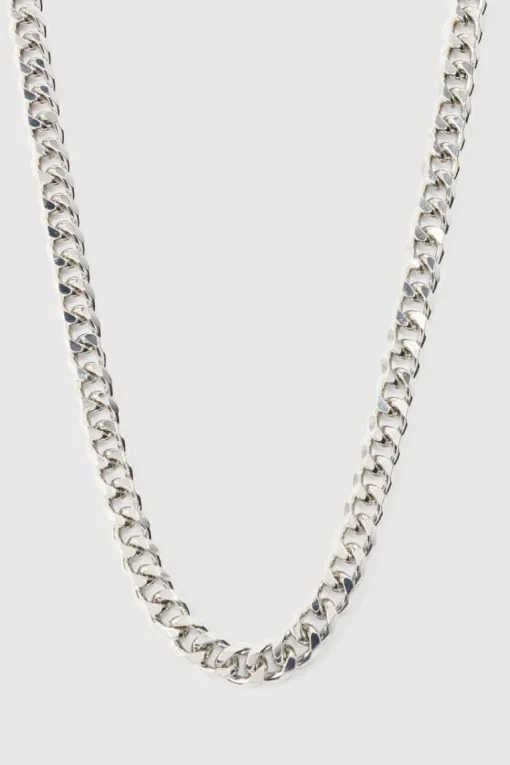 Metal Chain Necklace In Silver
