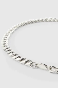 Metal Chain Necklace In Silver