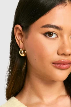 Mini Chunky Hoop Earrings