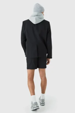 Mix & Match Oversized Suit Set Black