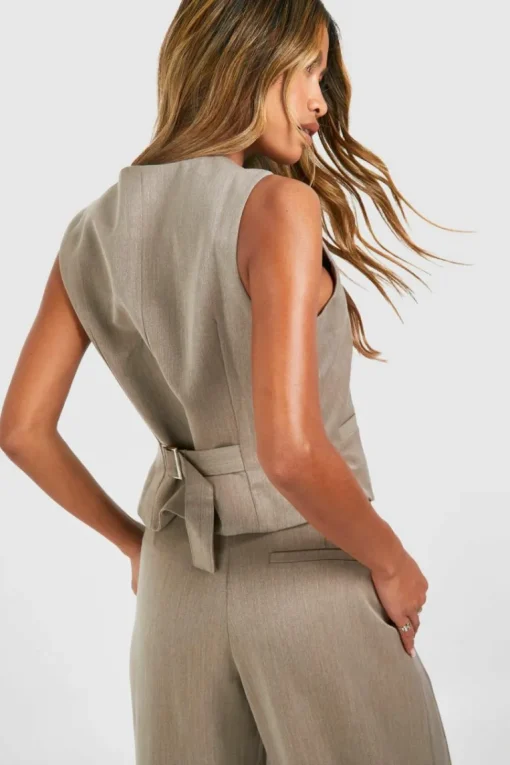 Mock Horn Fitted Waistcoat