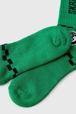 Moto Racing Flag Socks
