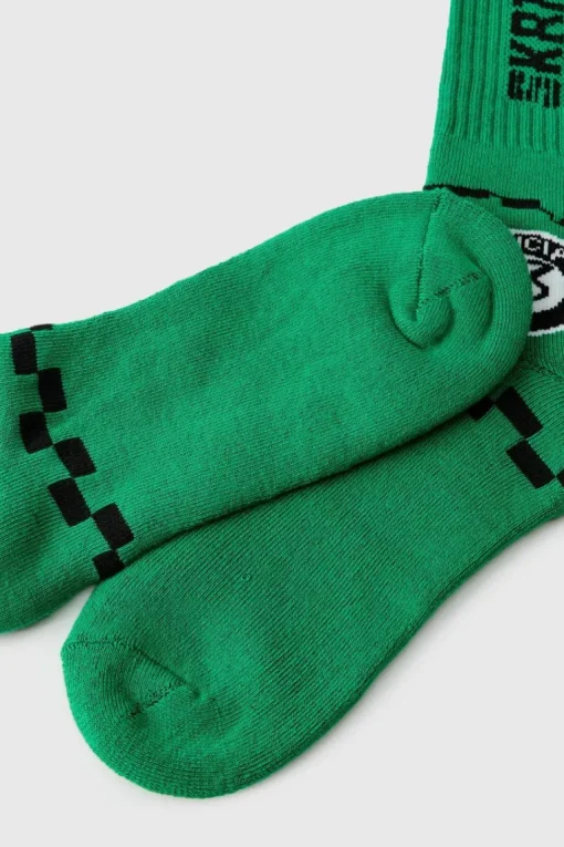 Moto Racing Flag Socks