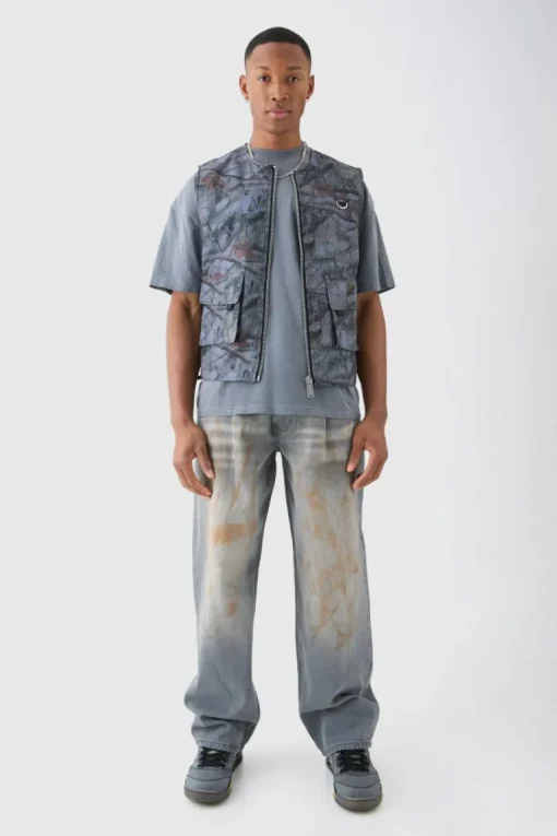 Nylon Camo Utility Vest