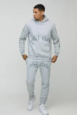 Ofcl Club Printed Hooded Tracksuit