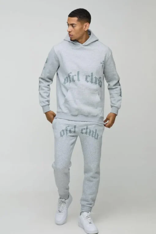Ofcl Club Printed Hooded Tracksuit