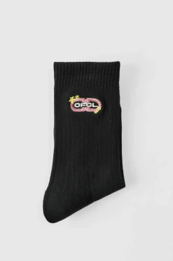 OFCL Embroidered Sports Socks
