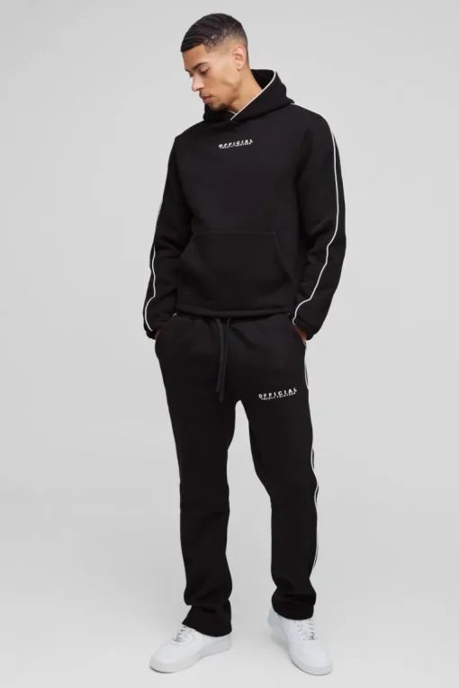Official Piping Hooded Tracksuit