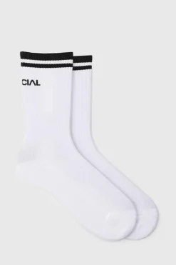 Official Sports Stripe Socks