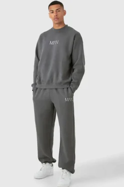 Original Man Oversized Sweatshirt Tracksuit