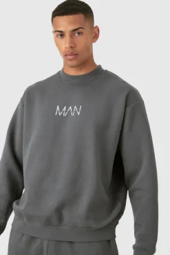 Original Man Oversized Sweatshirt Tracksuit