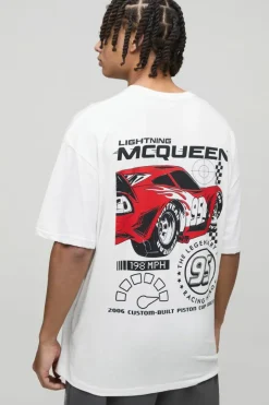 Oversized Disney Pixar Cars License T-Shirt