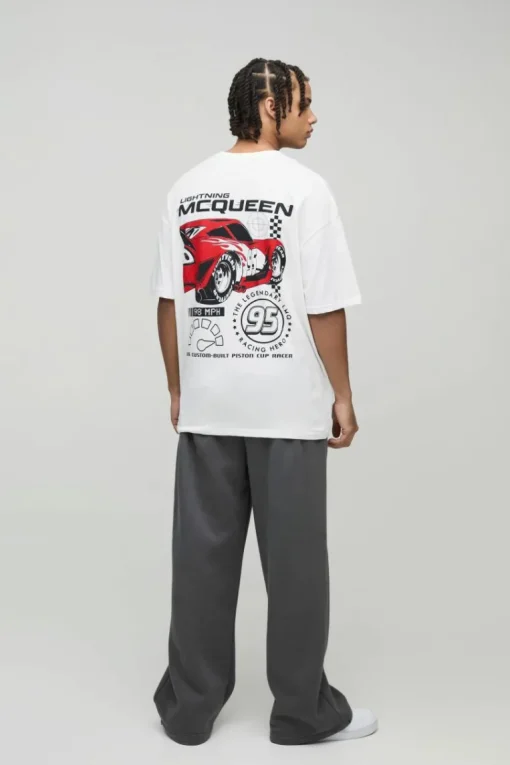 Oversized Disney Pixar Cars License T-Shirt