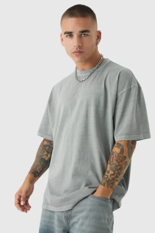 Oversized Acid Wash T-Shirt