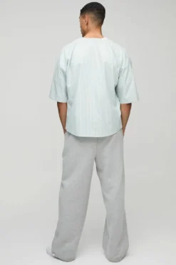 Oversized Applique Baseball Shirt