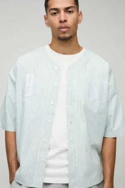 Oversized Applique Baseball Shirt
