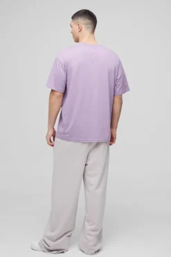 Oversized Basic Crew Neck T-shirt