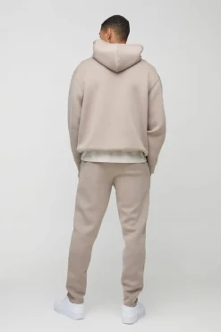 Oversized Bonded Scuba Hooded Tracksuit