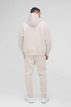 Oversized Bonded Scuba Hooded Tracksuit