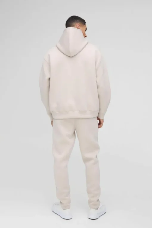 Oversized Bonded Scuba Hooded Tracksuit