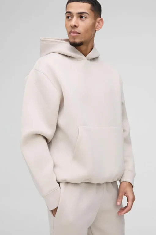 Oversized Bonded Scuba Hooded Tracksuit