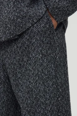 Oversized Boucle Boxy Blazer & Trouser Suit