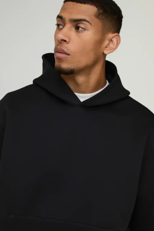 Oversized Boxy Bonded Scuba Hooded Tracksuit