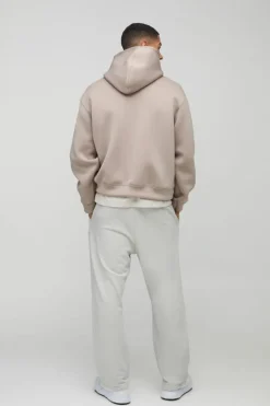 Oversized Boxy Bonded Scuba Hoodie