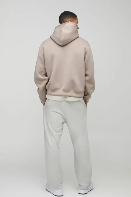 Oversized Boxy Bonded Scuba Hoodie