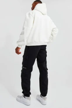 Oversized Boxy Doodle Graphic Hoodie