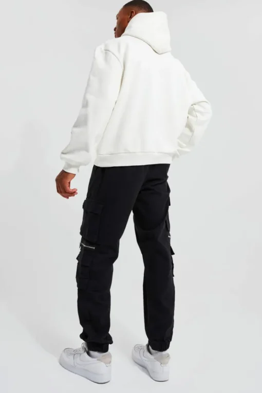 Oversized Boxy Doodle Graphic Hoodie