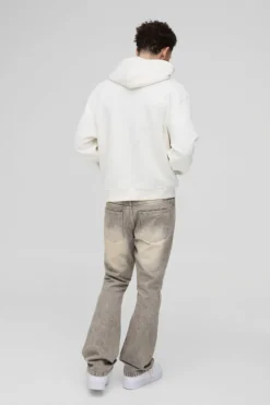 Oversized Boxy Embroidered Globe Hoodie