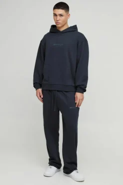 Oversized Boxy Heavyweight Hoodie Tracksuit