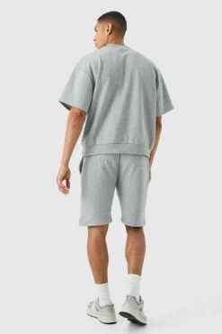 Oversized Boxy Heavyweight Short Sleeve Sweatshirt