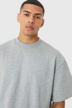 Oversized Boxy Heavyweight Short Sleeve Sweatshirt