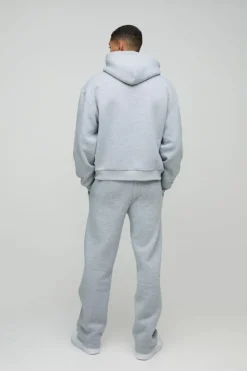 Oversized Boxy Homme Printed Embossed Tracksuit