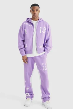 Oversized Boxy Hooded Gusset Tracksuit