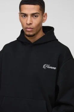 Oversized Boxy Hoodie & Raw Hem Cargo Gusset Jogger Tracksuit